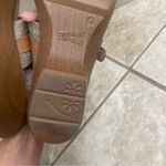 Dansko  Jessie Sand Lizard Two Strap  Leather Wedge‎ Heel Sandals Sz 39 US 8.5/9 Photo 9