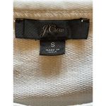 J.Crew  White Cotton Round Neck Long Sleeve Eyelet Hem Sweatshirt‎ Size S Photo 7