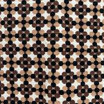 Lillie Rubin Size 6 Brown, Cream, Black Geometric Pencil Skirt Brown Photo 2