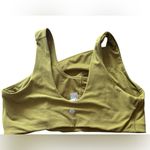 Lululemon  Nulu Cross Front Bra size 12 sage green run gym workout Photo 1