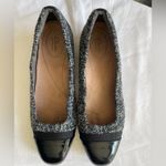 Clarks  Women's Black & White Tweed Buiness office Flats Photo 1