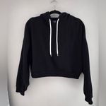 Gap  Black VintageSoft Cropped Hoodie Size S Photo 1