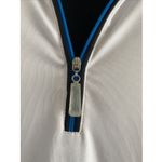 Swing Bette Court Womens Large Tennis Top Wicking Performance Golf Polo Preppy Blue Photo 3