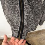 BCBGeneration  cardigan Oversize Comfy Size XS/S Marled Heathered Black White zip Photo 1