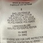 Theory  Sayidres tweed drop waist dress boucle zip size 8 pleated school girl Photo 8