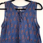 Maurice's 5/$25  Paisley Tank Top Lace Up Neckline Photo 2