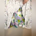 For Love & Lemons  Loretta Mini Dress Ivory Milkmaid Cottagecore Floral Size S Photo 9