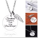 I Know That Was You Necklace, Grief Gift, Lost Loved One Gift, Daily Reminder, Silver Photo 1