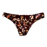 Beach Riot  Bikini Bottom Women‎ XS Crimson Floral Claro Sandy Bottom Swim Beach Photo 1