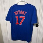 Majestic Chicago Cubs Baseball Player #17 Bryant T-Shirt Photo 4