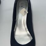 It’s OK Ankle Strap Deep Navy Blue Suede Wedge Heel Shoes‎ Size 11 Photo 8
