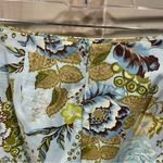 Talbots Sweet baby blue avocado floral cotton stretch pencil skirt  lined mini Photo 6