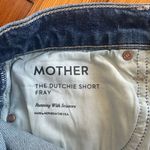 MOTHER Superior Dutchie Short Fray Denim Shorts Size 26 Blue Photo 5