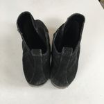 Vince Camuto Brystal Booties Heeled Ankle Boots Side Zip Black Suede Womens Sz 8 Photo 6