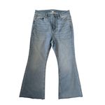 ON 34TH Flare Leg High Rise Kick Crop jeans Size US 12 NEW NWT Blue Photo 5