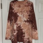 We The Free Free People Be Free Tie Dye Top - Cabernet Combo M  Photo 2