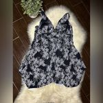 Swim 365 Women's black/white floral Plus Size Handkerchief Photo 1