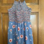 Cute Floral Sundress Size Large Pink Photo 2