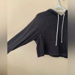 Divided Cropped Hoodie - Dark Gray Photo 1