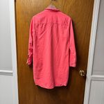 Frank & Eileen Mary Shirtdress Famous Denim Distressed Dress Pink Medium $328 Photo 12