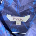 Tucker Safari Shirtdress in Navy Dutch Wallflower Size XS Blue Photo 4