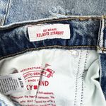 Lucky Brand  Mid Rise Boy Jeans Relaxed Straight Leg Distressed Size 4 / 27 Photo 9