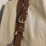 Cache Womens 14 Gold Buckle Embellishment Bodycon Sheath Dress Beige Tan Belt Photo 11