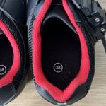 Peloton Shoes Womens 7 38 Black Red Cycling Shoes Bike Cleats Biking Spinning Photo 6
