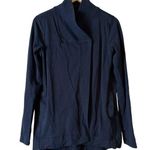 Lululemon  Belle Wrap Women Stretch French Terry Cardigan In Inkwell Size 4 Photo 0