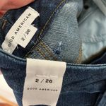 Good American NWT Good Waist Chewed Pocket Jeans Women’s Size 26 Indigo Skinny Photo 8
