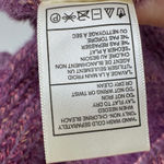Steve Madden  Stephanie Sweater Large Purple Fuzzy Knit V-Neck Soft Comfy Stretch Photo 7