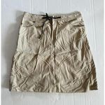 Mountain Hardwear  Women Skirt size 12 Khaki Tan Hiking Outdoor Active Stretch Photo 0