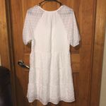 366. Roan + Ryan mini white raglan puff sleeves dress tiered with pockets XS Photo 12