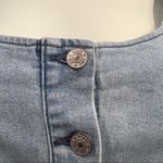 REWASH Peace Love Eco by  Denim Button Down Dress with Belt Photo 4