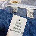 Talbots NWT Talbot’s Denim Shorts Zipper Extra Buttons Sz 4 Photo 3