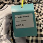 Marina West Swim Gingham Daisy Bikini High Waist Size S New With Tags Black Photo 5