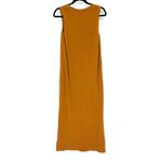 Lululemon Dress Womens 4 All Yours Tank Maxi Butternut Brown Orange High Low Hem Photo 1