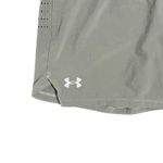 Under Armour  HeatGear Fitted Women's Running Shorts Gray LG Athletic Gym Workout Photo 2