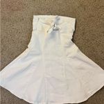 Urban Outfitters Mini Jean Dress  White Photo 2