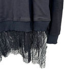 Nicole Miller Artelier 006082 SM Tiger black sweater with lace Photo 4