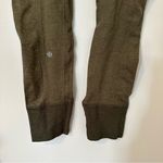Lululemon  Crop Leggings Olive Green Womens 4 Photo 5