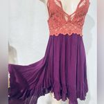 Free People  Adella dress copper combo size Small this dress is like new Photo 6