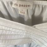 Blu Pepper Cream Mini Dress with Chic Design Photo 3