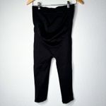 Blanqi Everyday Maternity Belly Support Crop Leggings Black Size L Photo 6