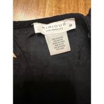 Kirious  Los Angeles Black Leopard Print Fairy Goth Crop top Size  Medium Photo 4