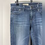 AG Adriano Goldschmied Blue Medium Wash Stet Cigarette Leg Denim Jeans Photo 5
