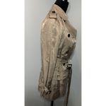 Club Monaco  Isabelle Womens XS Trench Coat Jacket Tan Lightweight Tiered NEW Photo 2