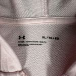 Under Armour  Hoodie Womens XL Pink Fleece Loose Fit Full Zip Hooded Sweatshirt Photo 3