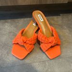 Dune London  Laizes Orange Women’s Sandals Size 39 US 8 NEW Photo 2