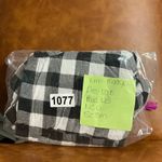 kim rogers  Black and White Plaid Button Down Shirt Photo 4